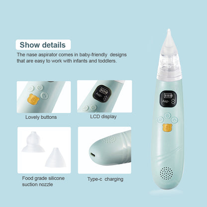 Electric Nose Suction for Toddler, Baby Nasa Aspirator